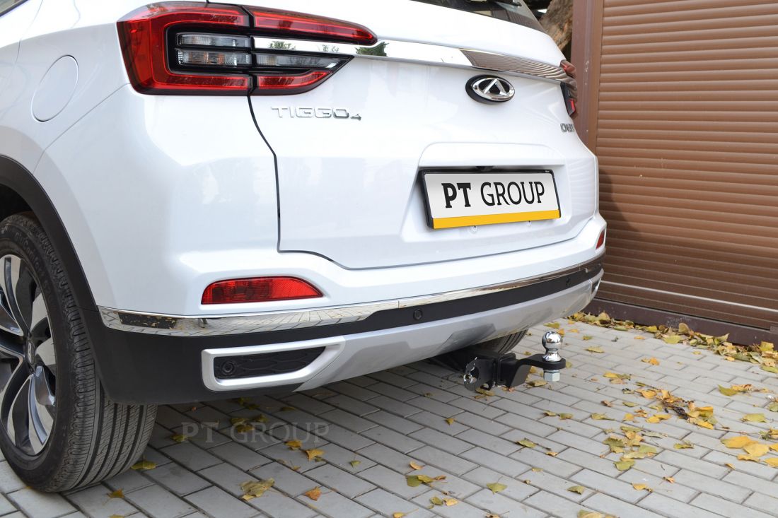 Фаркоп съемный квадрат CHERY Tiggo 4 2021- / Tiggo 4 Pro 2021-/ Tiggo 4 New 2025-