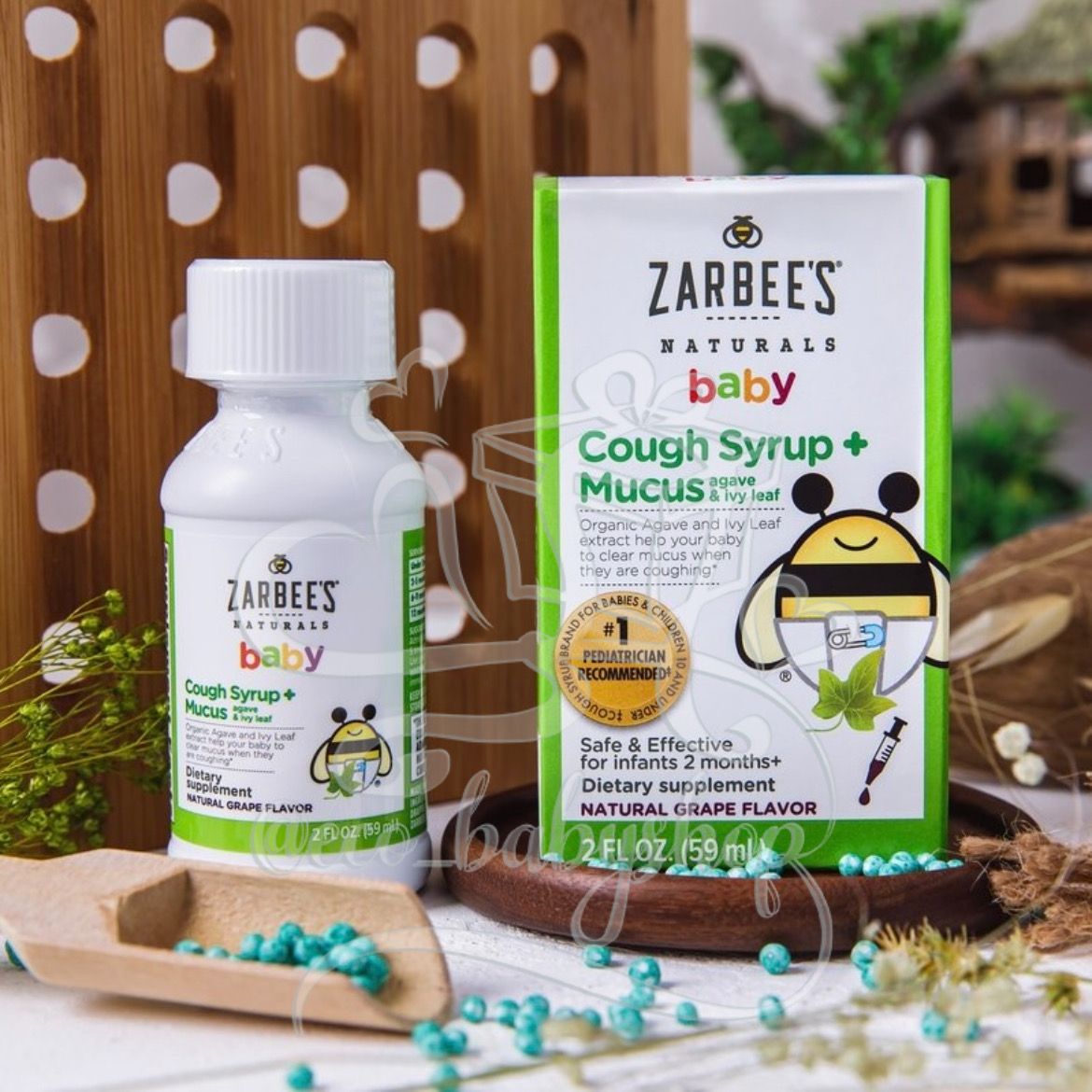 Сироп Zarbee's, Naturals Baby с 2-х месяцев