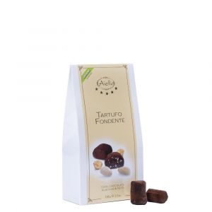 Трюфели из темного шоколада с миндалем и фундуком Aiello Bio Tartufo Fondente 100 г - Италия