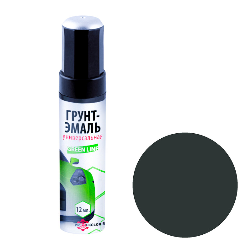 Profkolor Краска "Реставрационный карандаш" RAL 6012, название цвета "Schwarzgruen (черно-зеленый)", объем 12 мл.