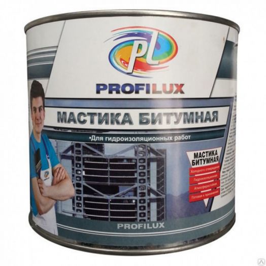 Профилюкс Мастика битумная 1,8 кг.