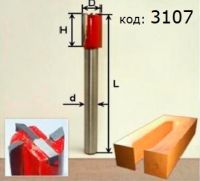 Фреза для врезания замков D 12 мм L 125 мм