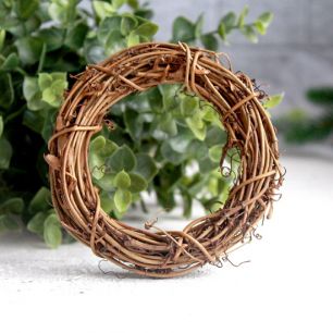 Венок из лозы - Коричневый 10,5 см.