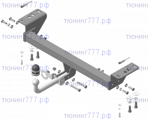 Фаркоп (ТСУ) Мотодор, крюк на болтах