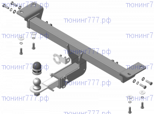 Фаркоп (ТСУ) Мотодор, крюк под квадрат