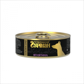 Влажный корм для собак всех пород Четвероногий Гурман Golden с ягненком в желе