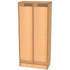 Шкаф для одежды двухсекционный, цоколь