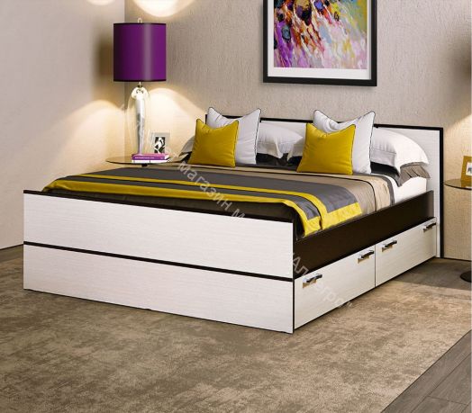 Кровать Фиеста-19 (Сп. м. 900, 1200 мм) с ящиками
