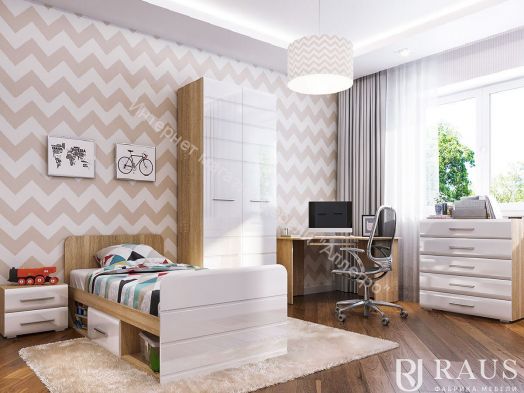 Подростковая мебель "Инесса NEW" Композиции и модули