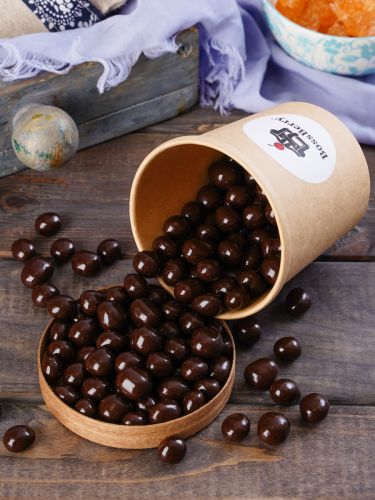 Кофейные зерна в темной шоколадной глазури