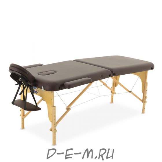 Массажный стол складной деревянный Med-Mos JF-AY01 2-х секционный (МСТ-003Л)