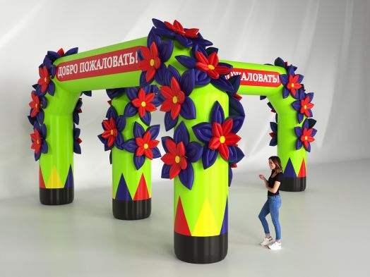 Декоративные арки с цветами
