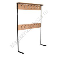 Вешалка Гардеробная Детская М-15 Пристенная на 7 мест