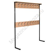 Вешалка Гардеробная Детская М-15 Пристенная на 8 мест