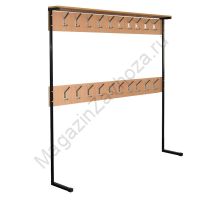 Вешалка Гардеробная Детская М-15 Пристенная на 10 мест