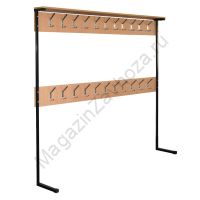 Вешалка Гардеробная Детская М-15 Пристенная на 11 мест