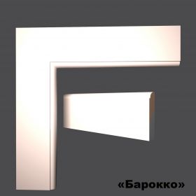 Поперечная Вертикальная Окантовка Барокко Haut Decor 2ВCS02HD Ш19хВ85хД726 мм / Хаут Декор