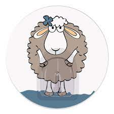 Крючок адгезивный  FUNNY SHEEP DOLLY самоклеющийся (18655) TATKRAFT