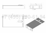 RLS-BR-L-240125 Кронштейн большой  RLS  L 240x125