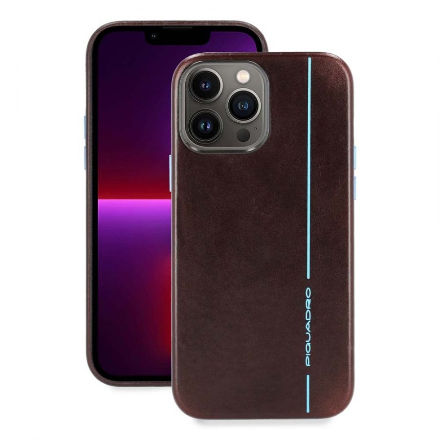Чехол кожаный для iPhone 13 PRO MAX 6,7" Piquadro AC5896B2/MO коричневый