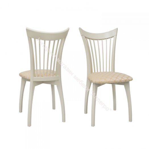 Стул Leset Орегон Слоновая кость 1013/жаккард Лозанна шерри Ж2.02