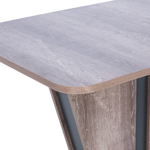 Стол раздвижной Leset Бари Дуб сакраменто/Антрацит