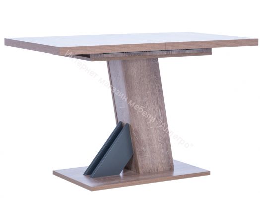 Стол раздвижной Leset Луссо Дуб сакраменто/Антрацит