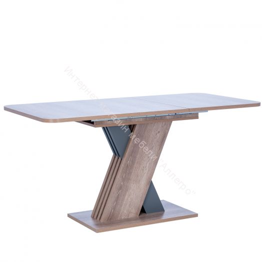 Стол раздвижной Leset Гросс Дуб сакраменто/Антрацит