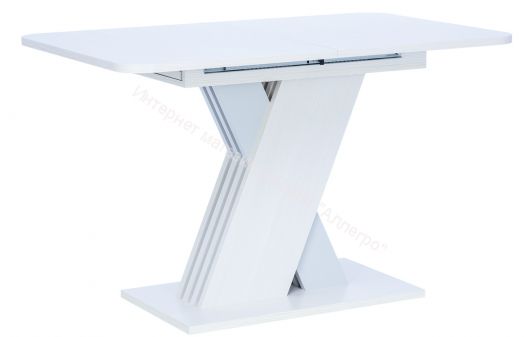 Стол раздвижной Leset Гросс Бодега белый/Серый