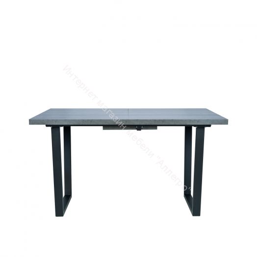 Стол раздвижной Leset Ларс 2Р металл Черный/Бетон