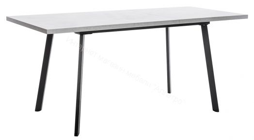 Стол раздвижной Leset Шенон 2Р металл Черный/Дуб Галифакс