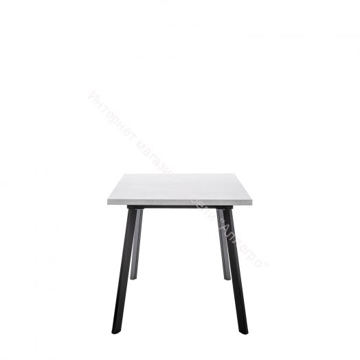 Стол раздвижной Leset Шенон 2Р металл Черный/Бетон