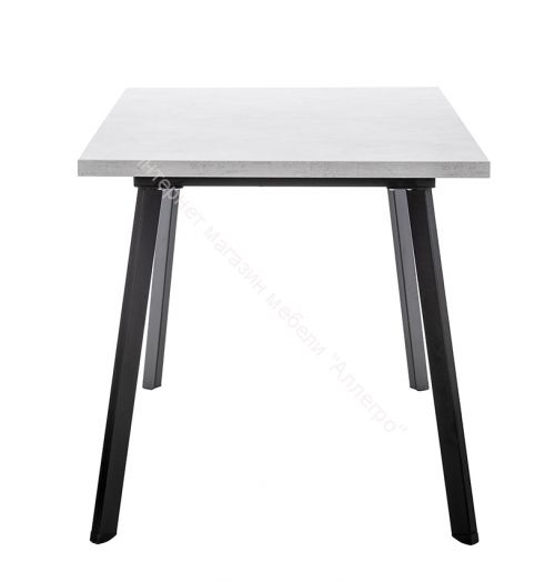 Стол раздвижной Leset Шенон 2Р металл Черный/Бетон