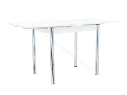 Стол раздвижной Leset Марсель 1Р Хром/Белый