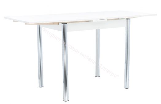 Стол раздвижной Leset Марсель 1Р Хром/Белый