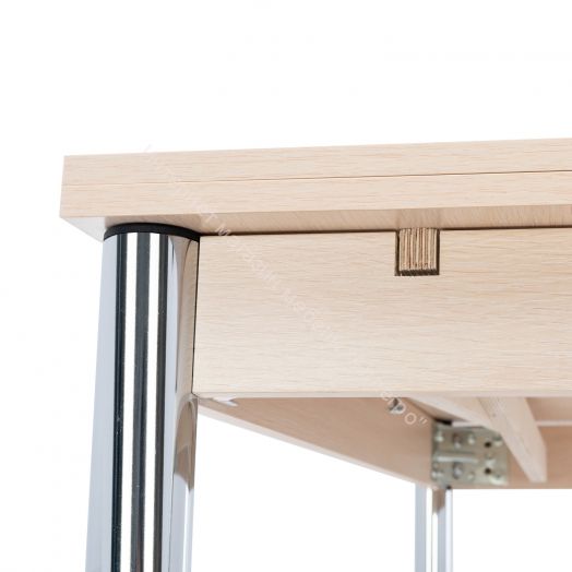 Стол раздвижной Leset Марсель 2Р Хром/Дуб