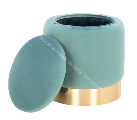 Пуф Leset Йорк MR15 велюр бирюзовый