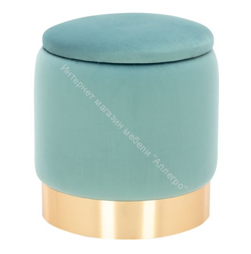 Пуф Leset Йорк MR15 велюр бирюзовый