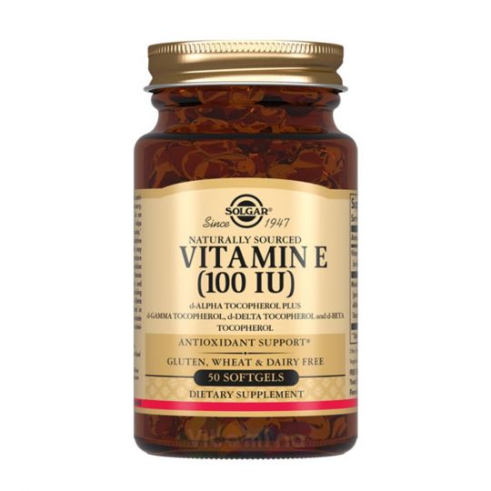 Солгар Витамин Е капс. 100 МЕ (50 капсул)