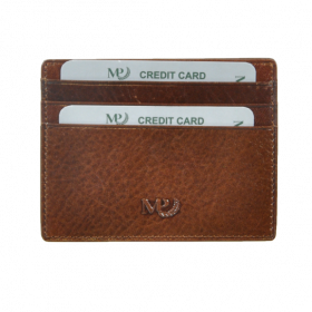 Футляр для карт из итальянской кожи и RFID защитой MP-TAGUS B120253R Cognac