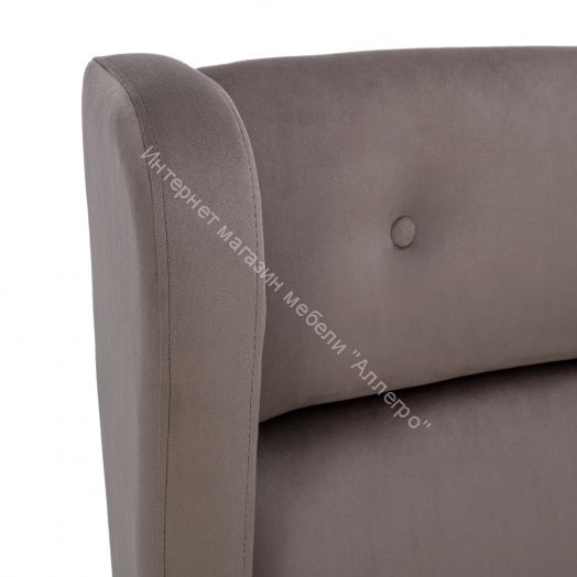 Кресло Leset Галант  Velur V23 венге