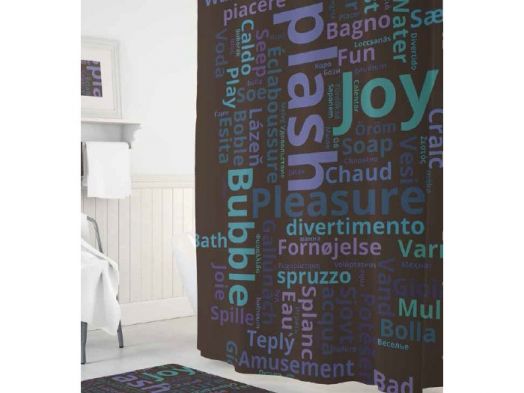 штора для ванны ПЭС Tropikhome DIGITAL Printed Splash 180*200