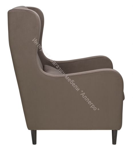 Кресло Leset Хилтон Velur V-23 венге