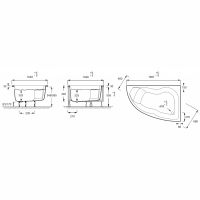 Ванна из акрила Jacob Delafon Micromega Duo R E60220RU-00 схема 2