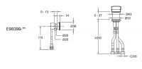 Смеситель для раковины Jacob Delafon Soprano E99399-CP схема 4