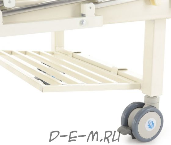 Кровать электрическая Med-Mos DB-7 (MЕ-2018Н) (2 функции) с полкой и накроватным столиком