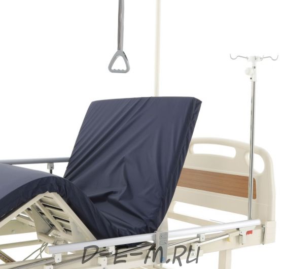 Кровать электрическая Med-Mos DB-7 (MЕ-2018Н) (2 функции) с полкой и накроватным столиком