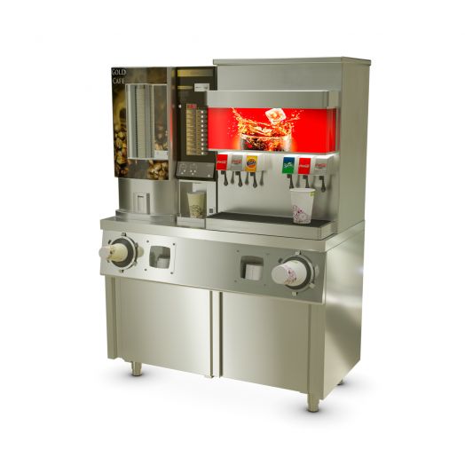 СТОЛ-ТУМБА С ДИСПЕНСЕРАМИ ДЛЯ СТАКАНОВ СТД-2/1200-2 КУПЕ