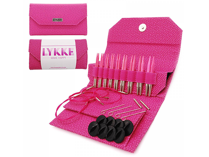 фото Набор разъемных спиц 7 см  BLUSH MAGENTA LYKKE LK.7BM