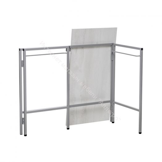 Стол раскладной Leset Энзо 1000 Бетон Пайн Светлый